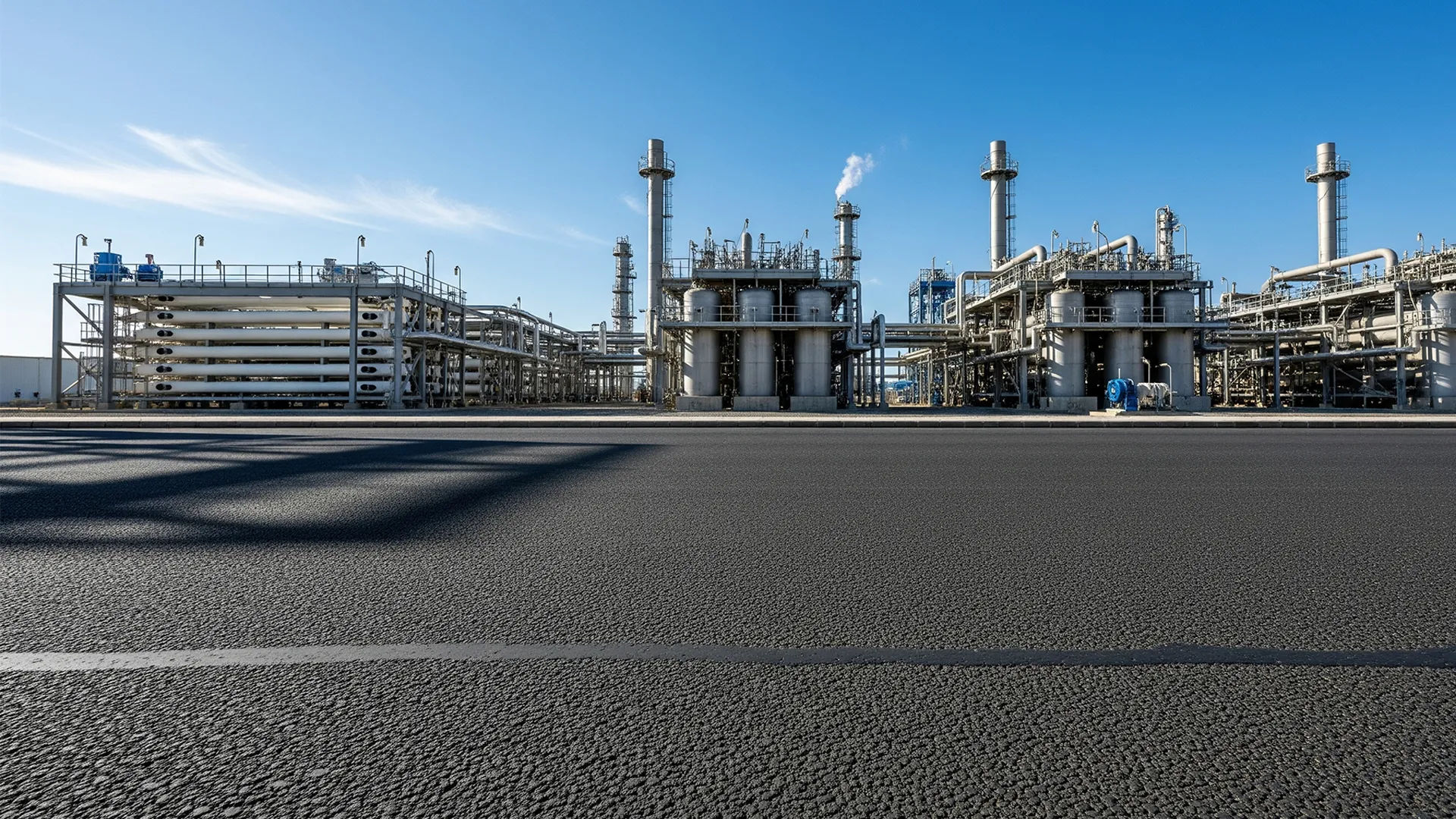 Container at a Desalination site